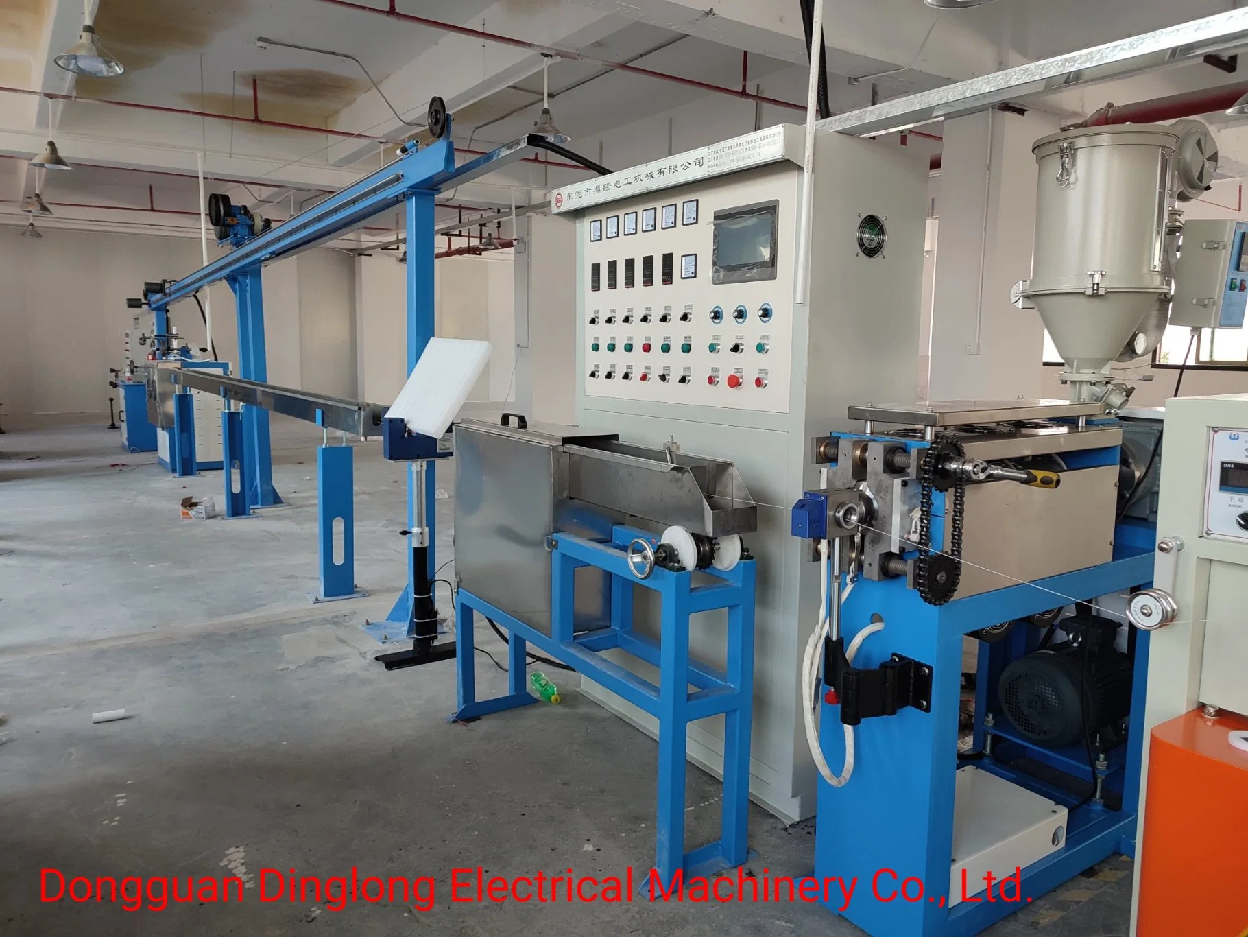 Temperature Cable Teflon Cable Extrusion Machine