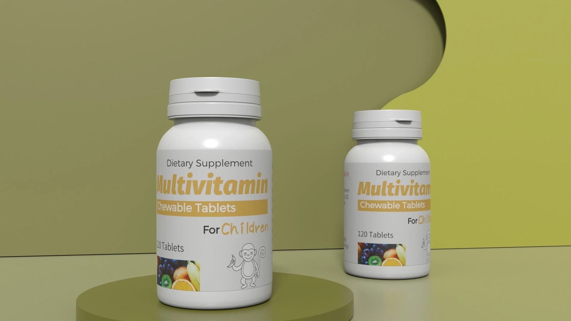 Healthcare Supplement Multivitamin Kautabletten für Kinder Western Chemical Drugs