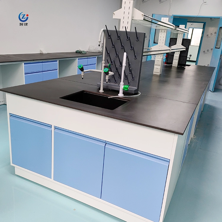 High Quality Secondary School Biological Countertop Phenolic Resin Compact Lab Bench Furniture