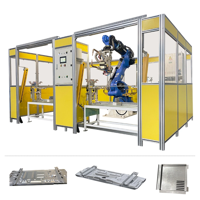 Placa de Base de ar condicionado automático CNC de soldar por equipamentos de estações de trabalho de soldagem com PLC