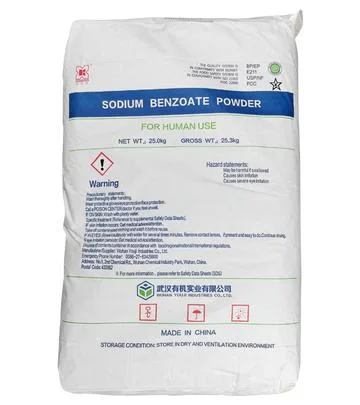 Poudre de benzoate de sodium additif alimentaire pour l'alimentation et les boissons