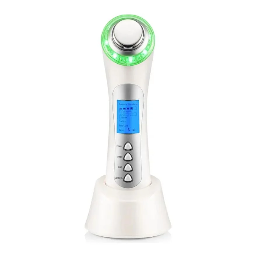 Galvanic Photon Ultrasonic Facial Face Massagers