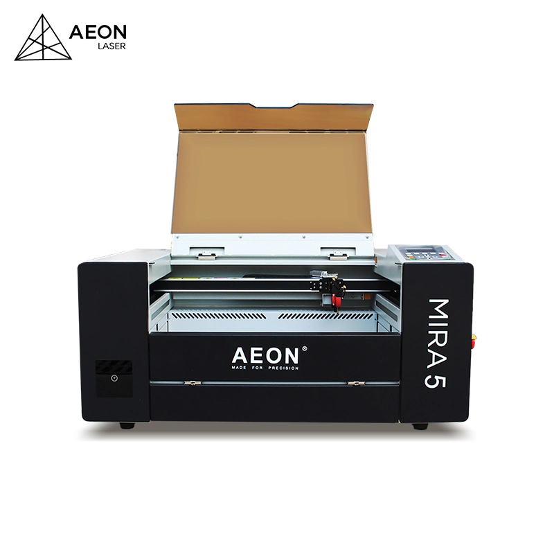 Aeon 500 * 300mm Halbautomatischer 30W 60W Desktop Holz Acryl Laser Key Schneider für Werbung/Leder/Druck und Verpackung/Handwerk/Holzindustrie