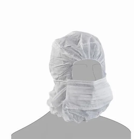 Disposable Non Woven Face Hood Cover PP Fabric Head Cover Astronaut Space Pirate Cap