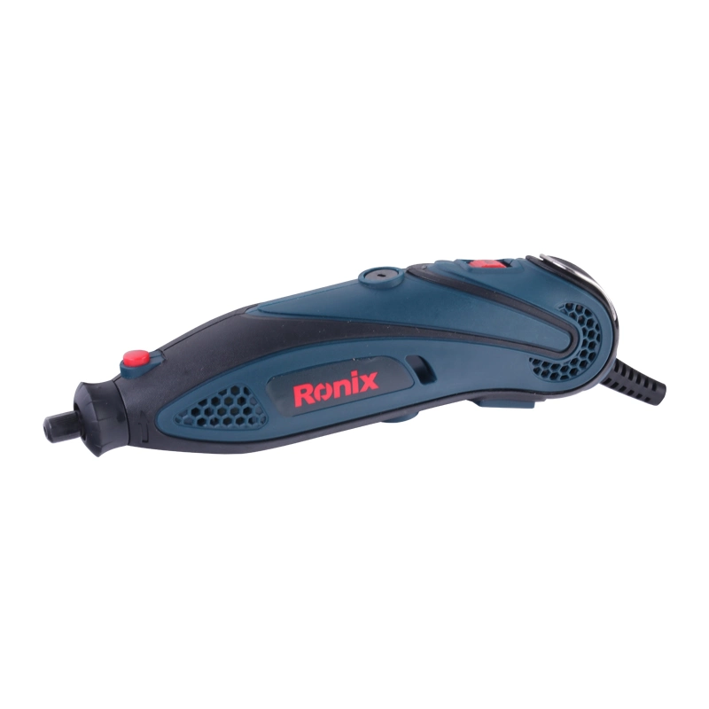 Ronix Nuevo Modelo 3404 de alta velocidad con cable 3,5 W 135W Kit de herramientas giratorias mini taladro amoladora eléctrica giratoria conjunto de herramientas