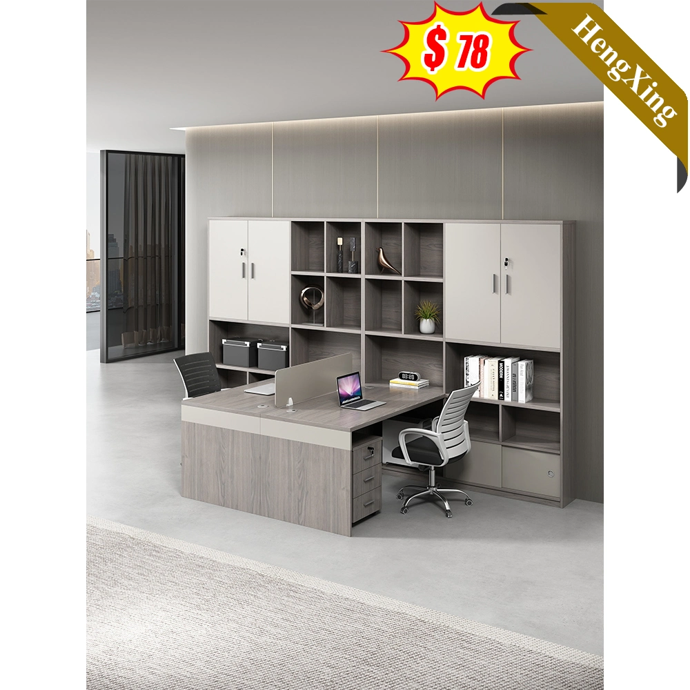 Hot Sale Office Furniture Melamine Wood Storage Office Partition 8 People Workstation