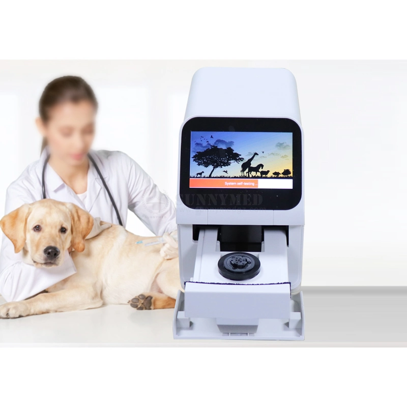 O ensino médico de teste de sangue arterial bioquímica Veterinária Analyzer para os animais