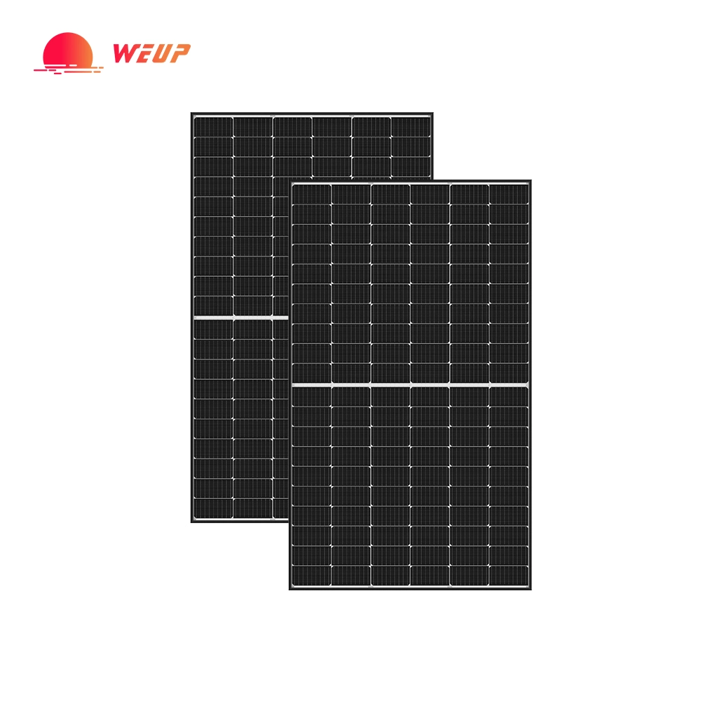 360W 370W 380watt Système de panneaux solaires à cadre noir pour l'énergie domestique