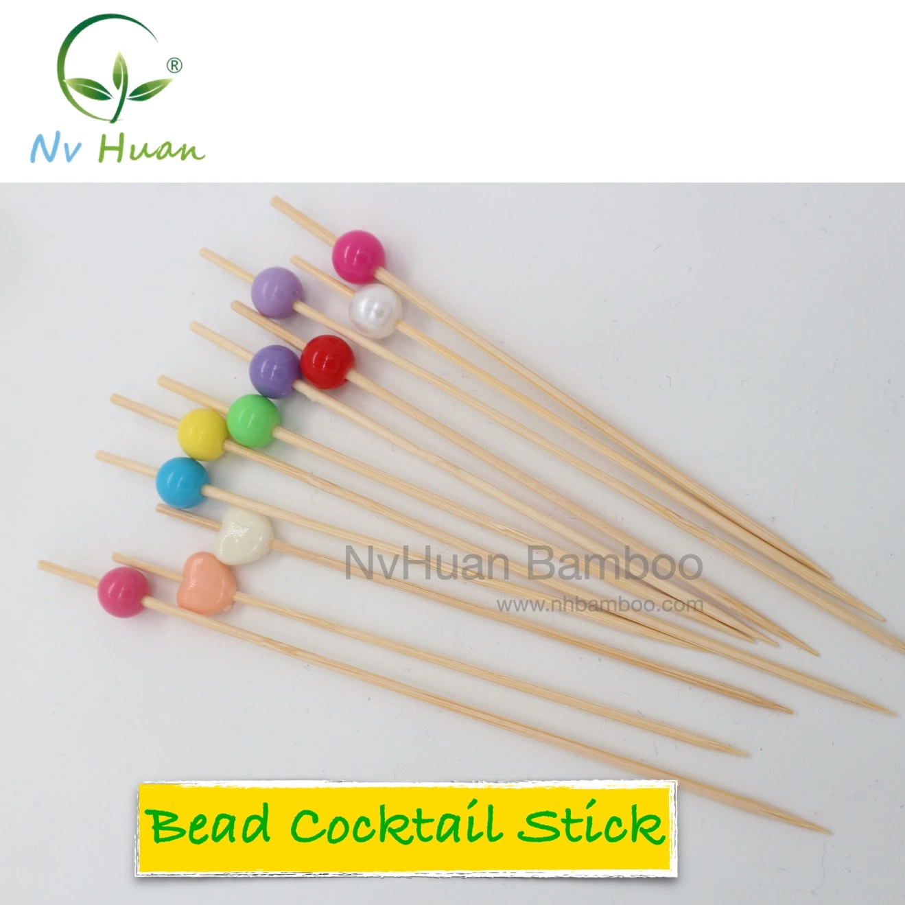 OEM Custom Decorative Toothpick Party Wedding Fruit Stick Cake Toppers Cocktail Pick