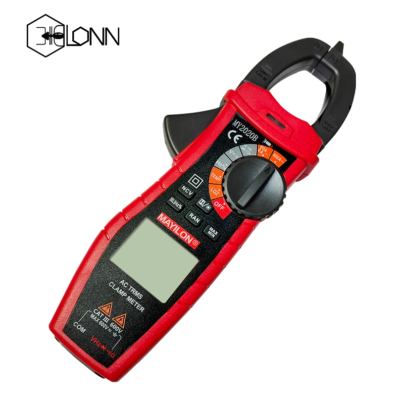 Schelle-Multimeter Mestek 6000 Zählimpuls-Digital-Schelle-Messinstrument mit nicht Kontakt-Spannungs-Verbinder Ncv Schelle-Messinstrument