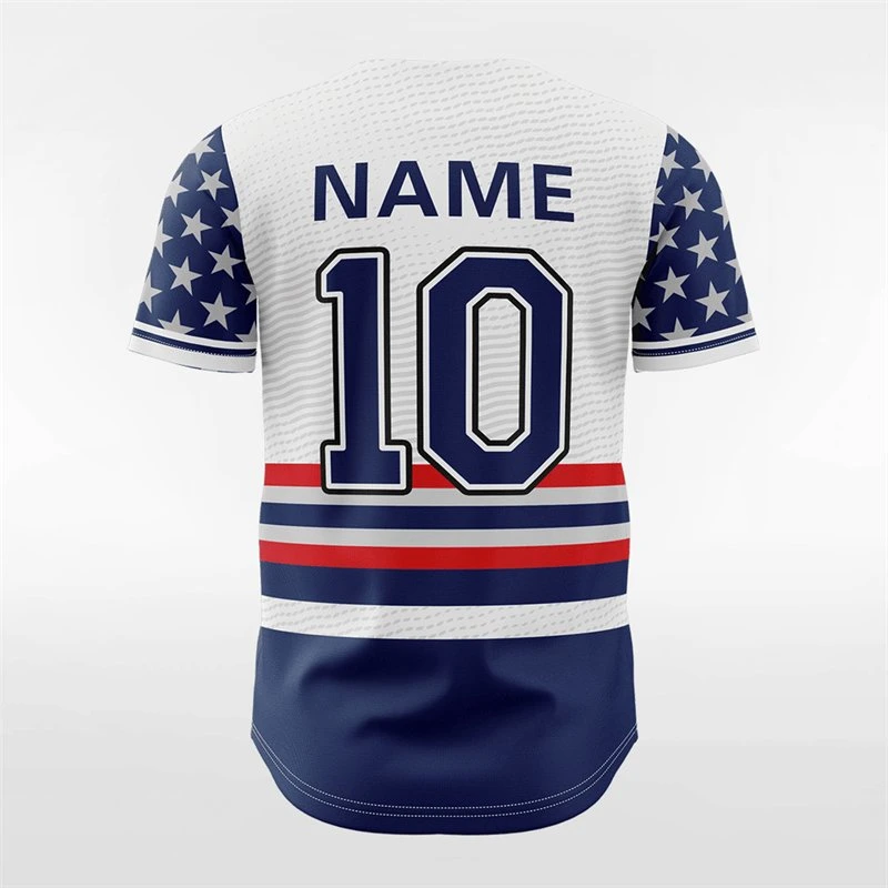 Custom Name Number Logo Wholesale/Supplier Top Quality OEM Baseball Jersey