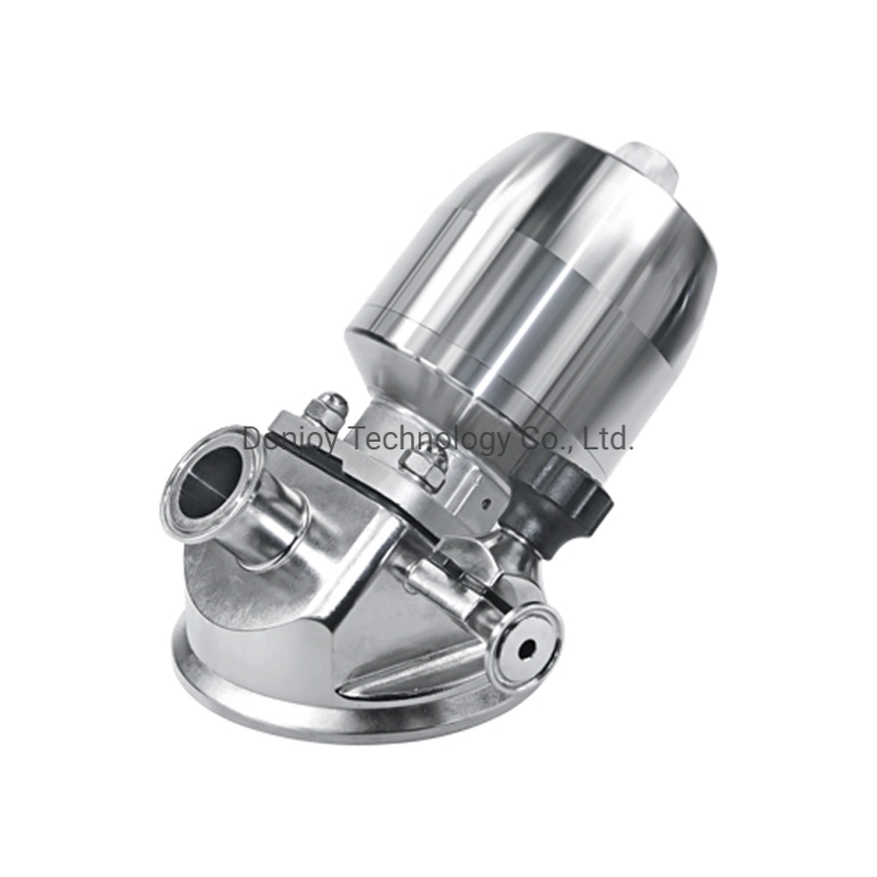 3A Ce Pneumatic Stainless Steel Handle Tank Bottom Valve