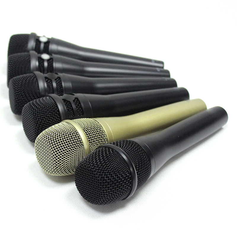Rendimiento de alta calidad/alto costo profesional de la KSM9 Micrófono de mano dinámico con cable de metal Karaoke