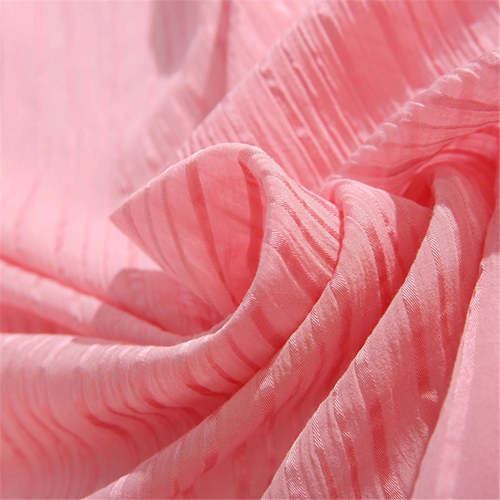 Pink 54% Silk 46% Cotton 12.5 M/M Dobby Silk Fabric