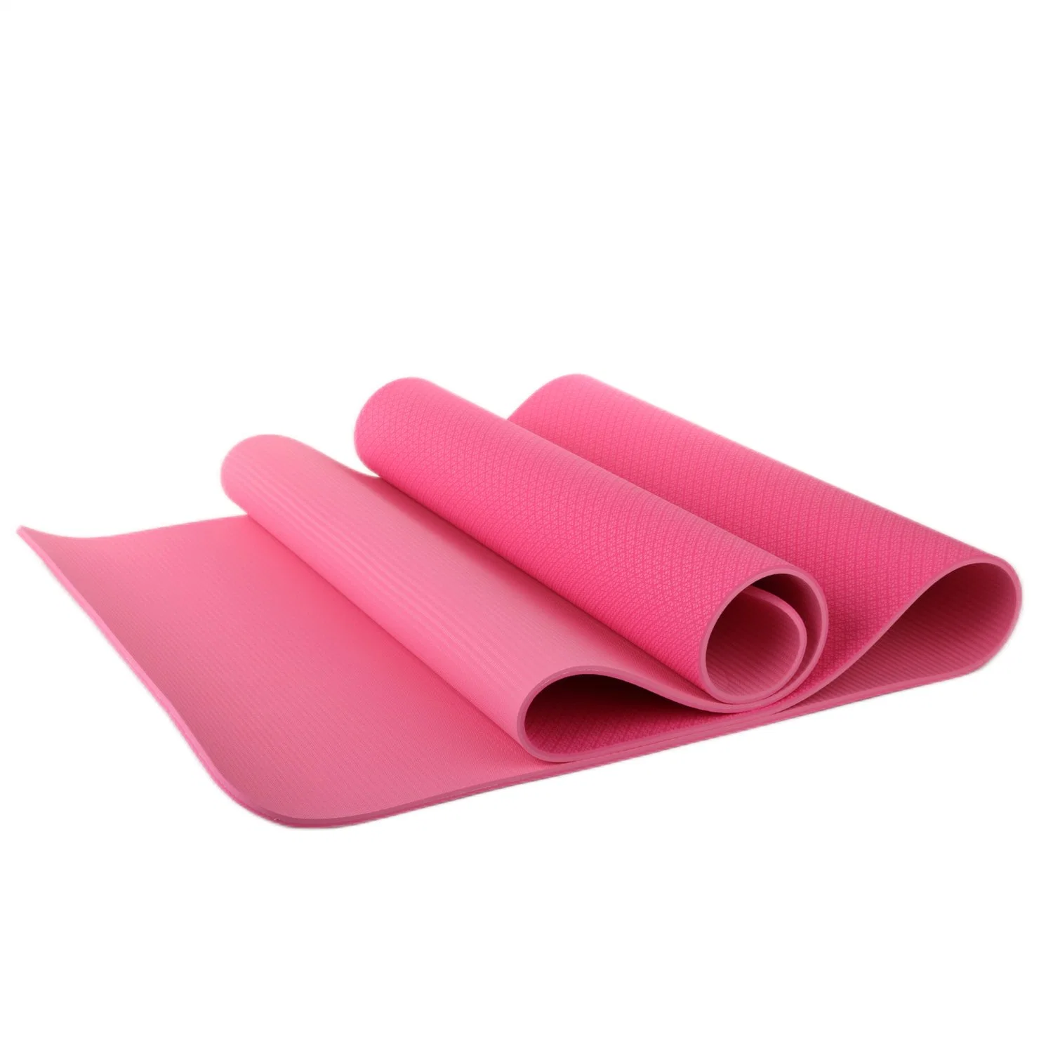 Hot Selling 173X61cm Double Layer Eco Friendly Yoga Gym Fitness 6mm TPE Yoga Mat for Women