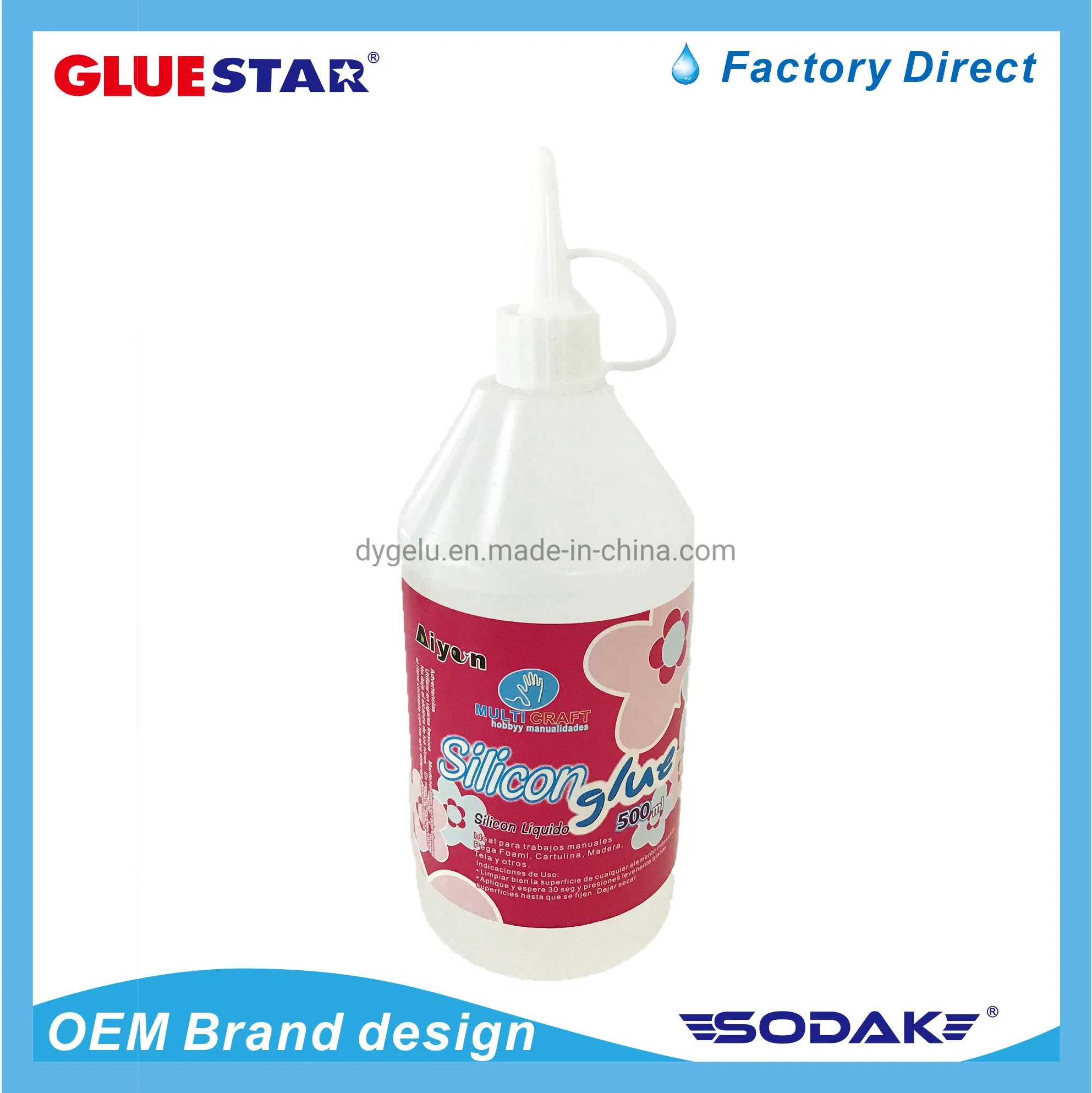 100ml Alcohol Glue Non-Woven Fabric Handmade Transparent Soft Kids DIY Photo Super Glue