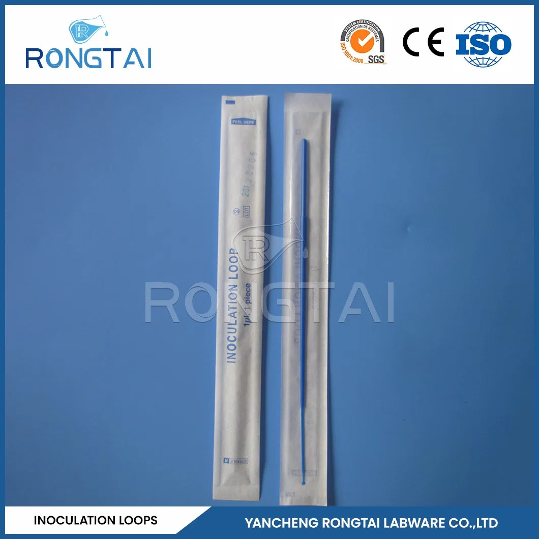 Rongtai Lab Equipment Factory comme boucle d'inoculation en plastique Chine 1UL 10UL 10UL+1UL aiguille d'inoculation en microbiologie