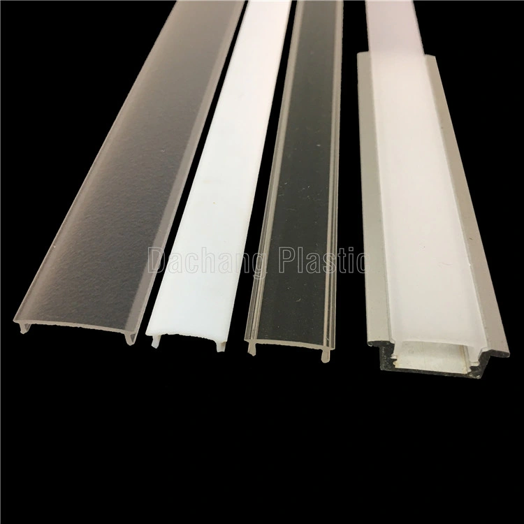 Extrusion PMMA PC Cover for Surfaced LED Aluminum Profile