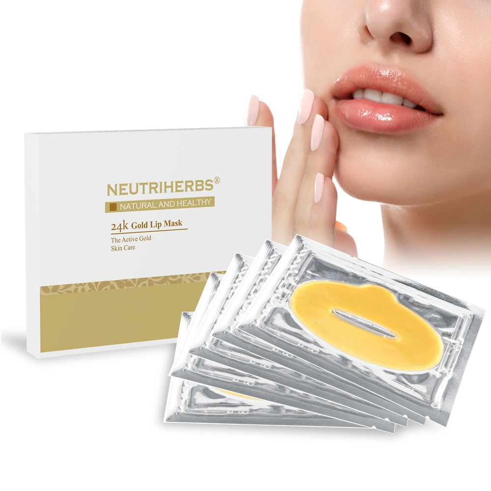 Best Selling Collagen 24K Gold Private Label Anti Aging Sleeping Lip Mask