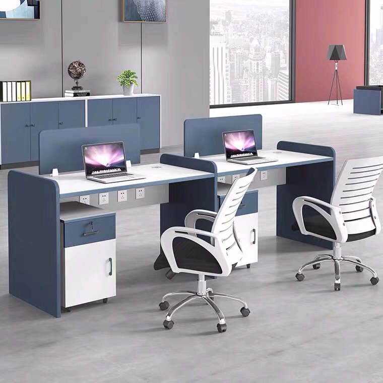 Modern Wood Furniture Office Staff Computer Table Workstation Desk