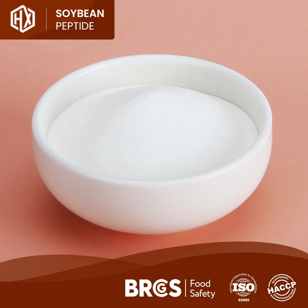 Haoxiang High Purity Water Soluble Small Molecule Soy Peptide OEM Custom Food Grade Bulk High Purity High Protein EU Organic Isolated Soy Sprout Peptide Powder