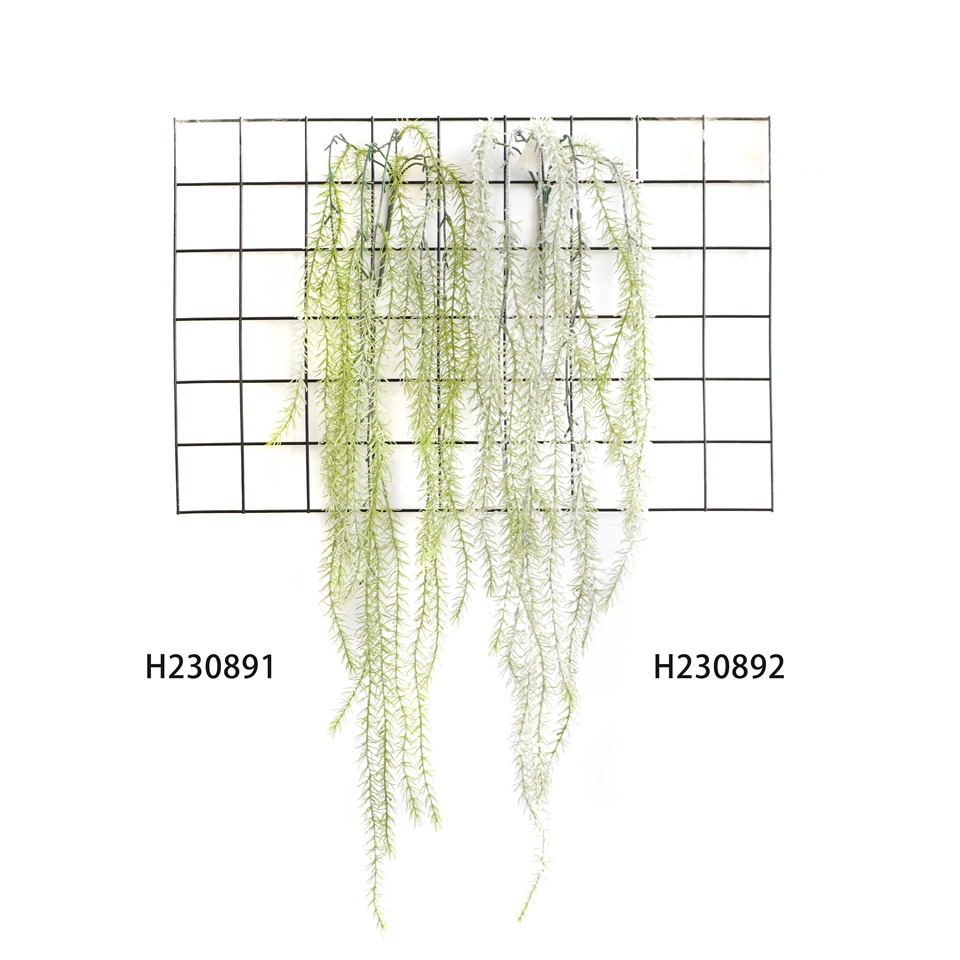 مصانع خضراء اصطناعية للبيع الساخن تعلق فروع ويلو الخضراء الباب ديكور الجدار النباتات الخضراء جيدة المظهر محاكاة النباتات الخضراء