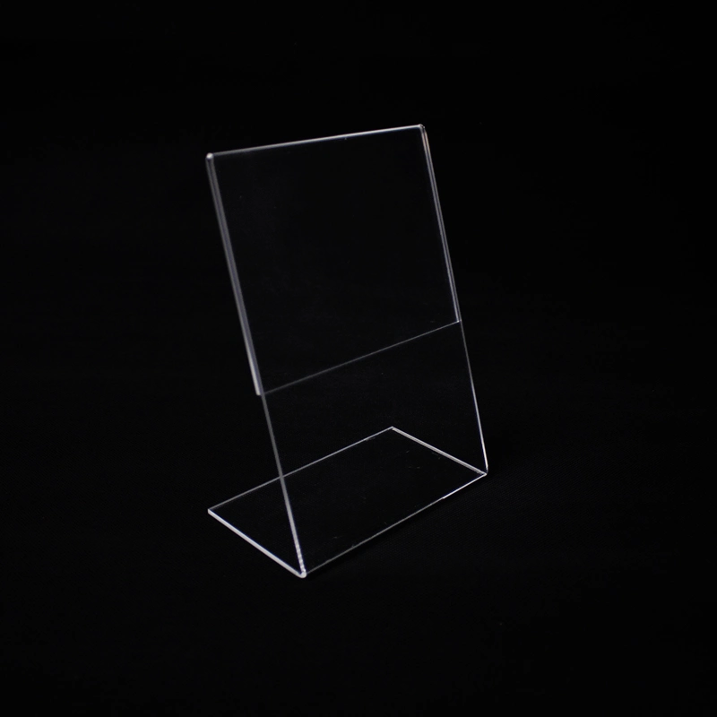 Clear Vertical Slanted Acrylic Sign Holder A4 A5 A6