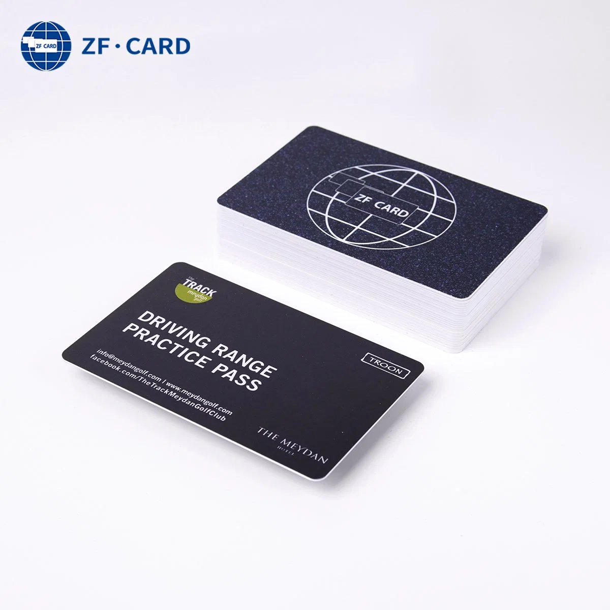 بطاقة RFID مخصصة بدقة 13.56 ميجاهرتز بتقنية DIFire EV1 2K/4K/8K أبيض بطاقة PVC IC