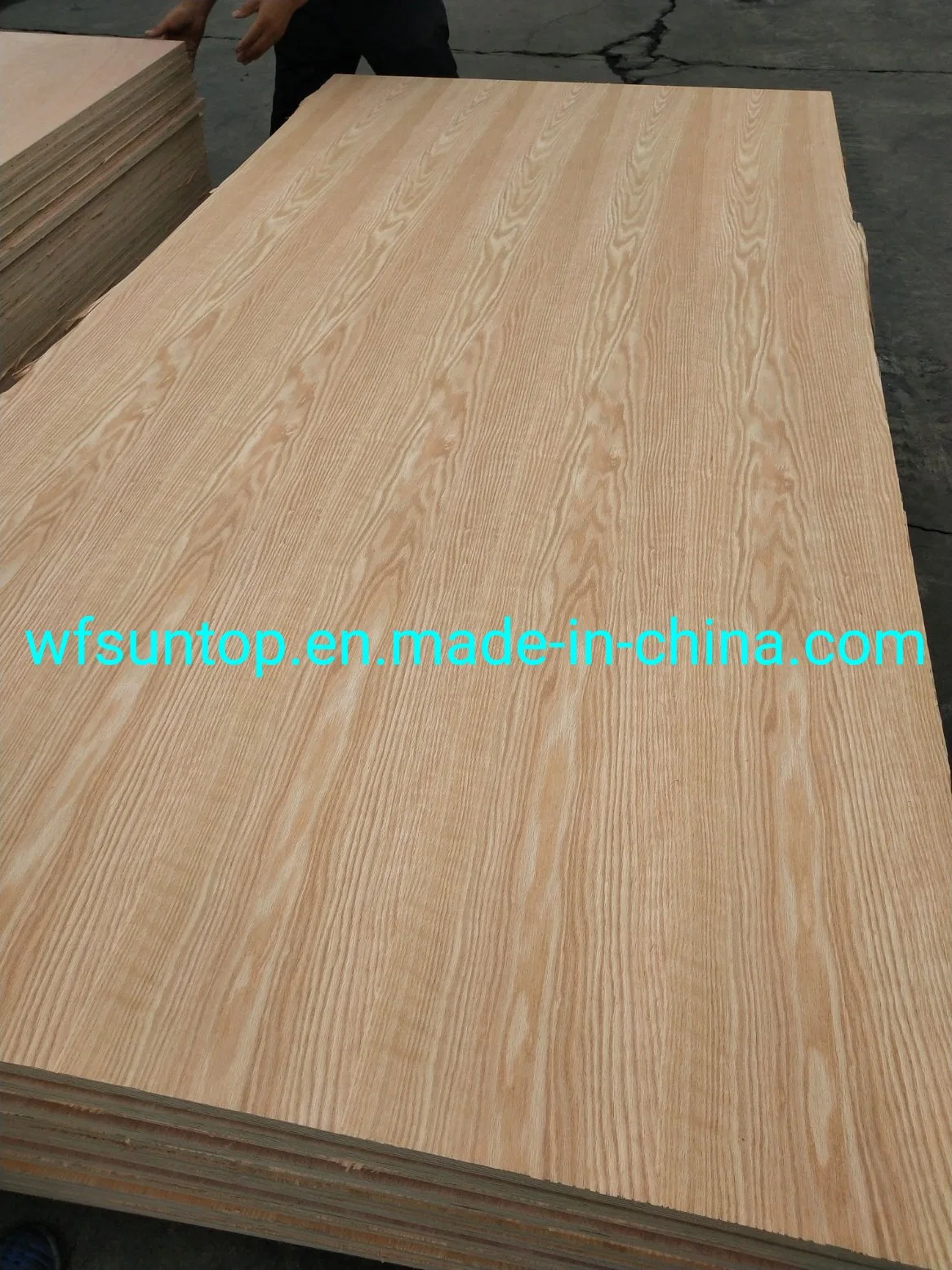 Fancy Plywood White Oak Veneer Faced Plywood 5mm Thickness