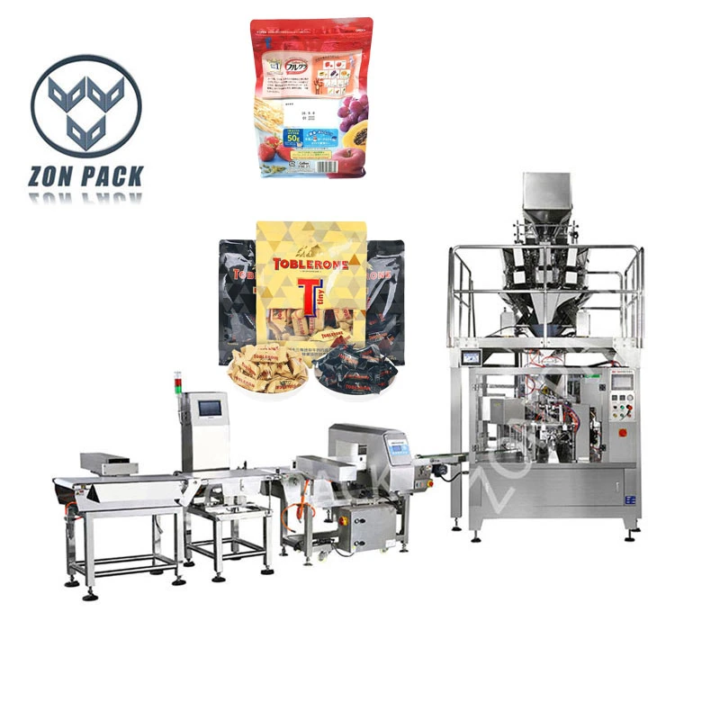 Candy/Chocolate/Snacks Weighing Ziplock Pouch Stand-up Pouch Packaging Machine