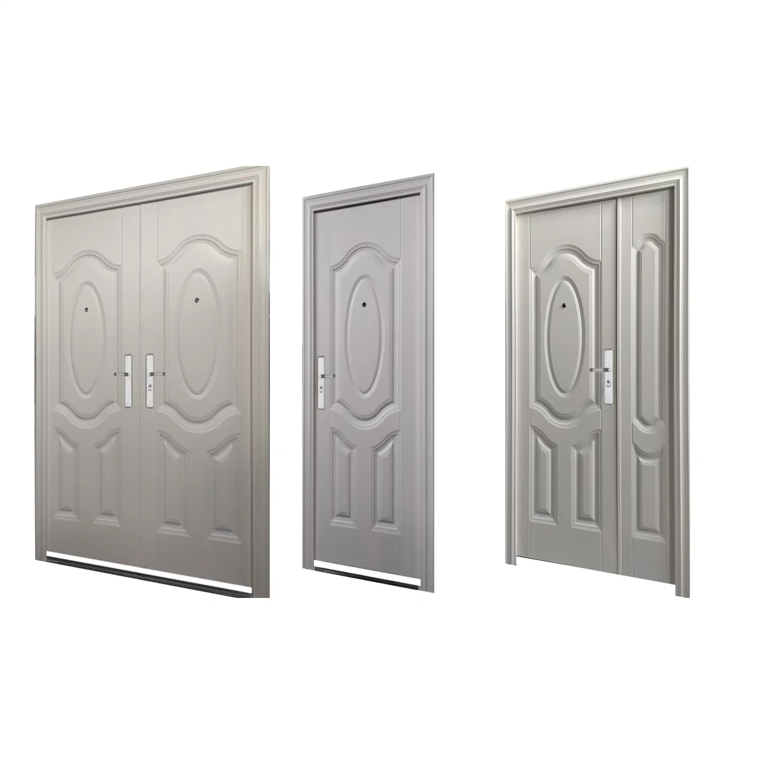 Exterior Interior Industrial Security Fire Proof PVC Melamine Flush Entrance Fire Emergency PVC Entry Exit Fire Prevent Fire Rated Solid Wood Door