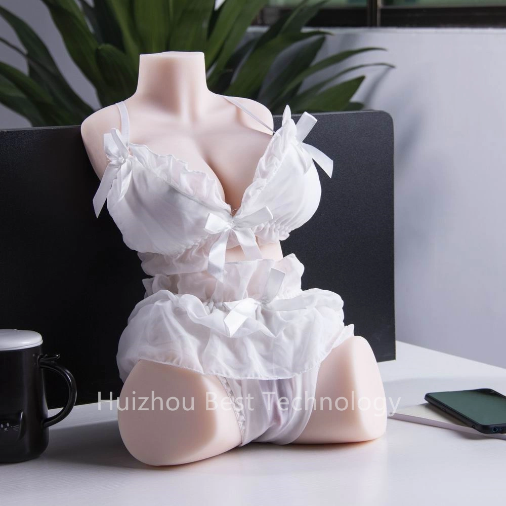 Fábrica Precio Venta al por mayor Torso de Mama de Jalea de silicona Real de alta calidad Muñeca del amor Big Butt mitad del cuerpo muñeca del sexo para el varón Vagina real