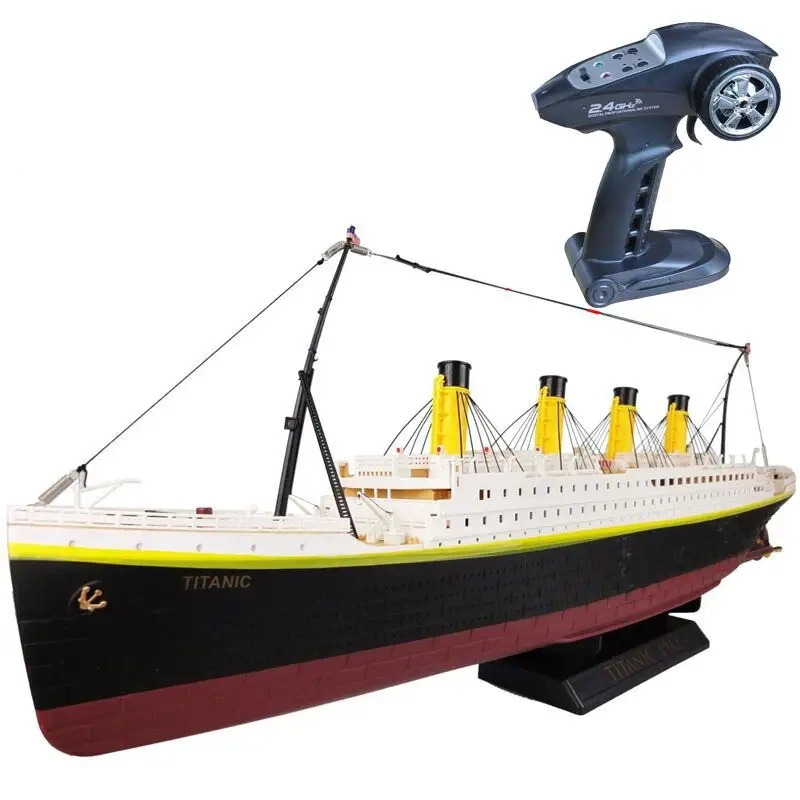 RC Titanic Model Ship Toy RC Boat Remote Control Ship Cruise Ship Speedboat Water Toy Model