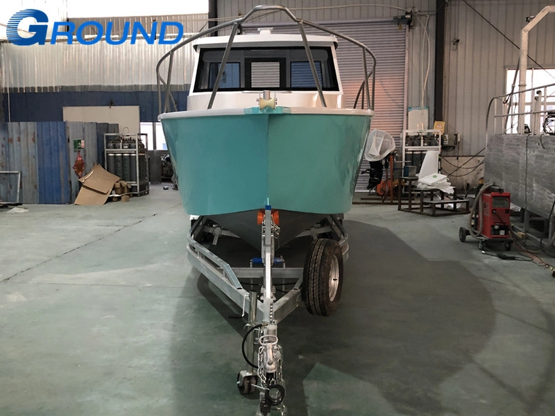 28FT 8.60m All-Welded Front Cabin Aluminum Leisure Fishing Boat