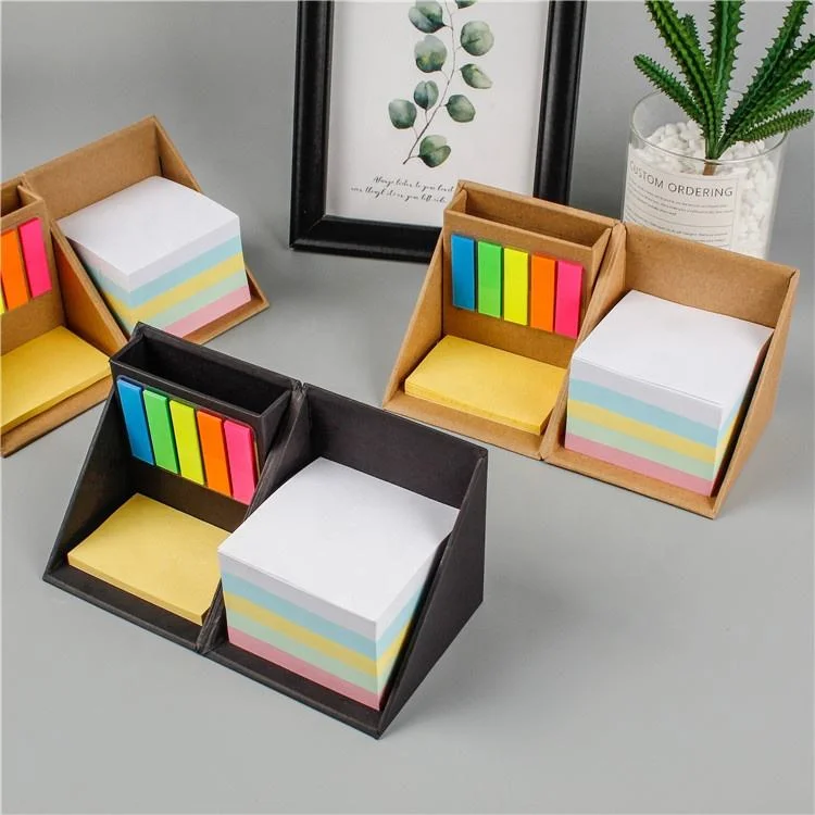 400 hojas el Bloc de notas de papel/cubo Block/Anuncio Impresión Completa Sticky Note Pad