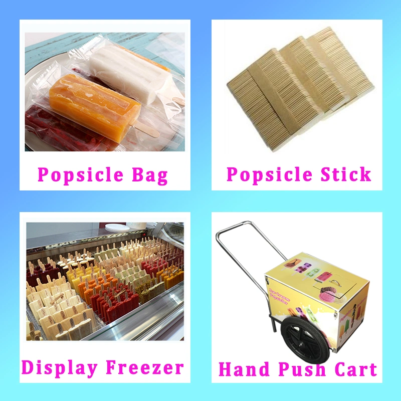 1 Mold Ice Lolly Hard Ice Cream Popsicle Machine Single Mould 3000 PCS