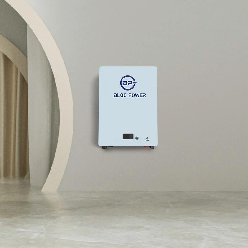 Bloopower 5kw OFF Grid Lithium Batterien für Home Wall System 3,2V 80Ah Solarzellen-Ladegerät Gehäuse Wandmontierte Energie Stoarge Batterie