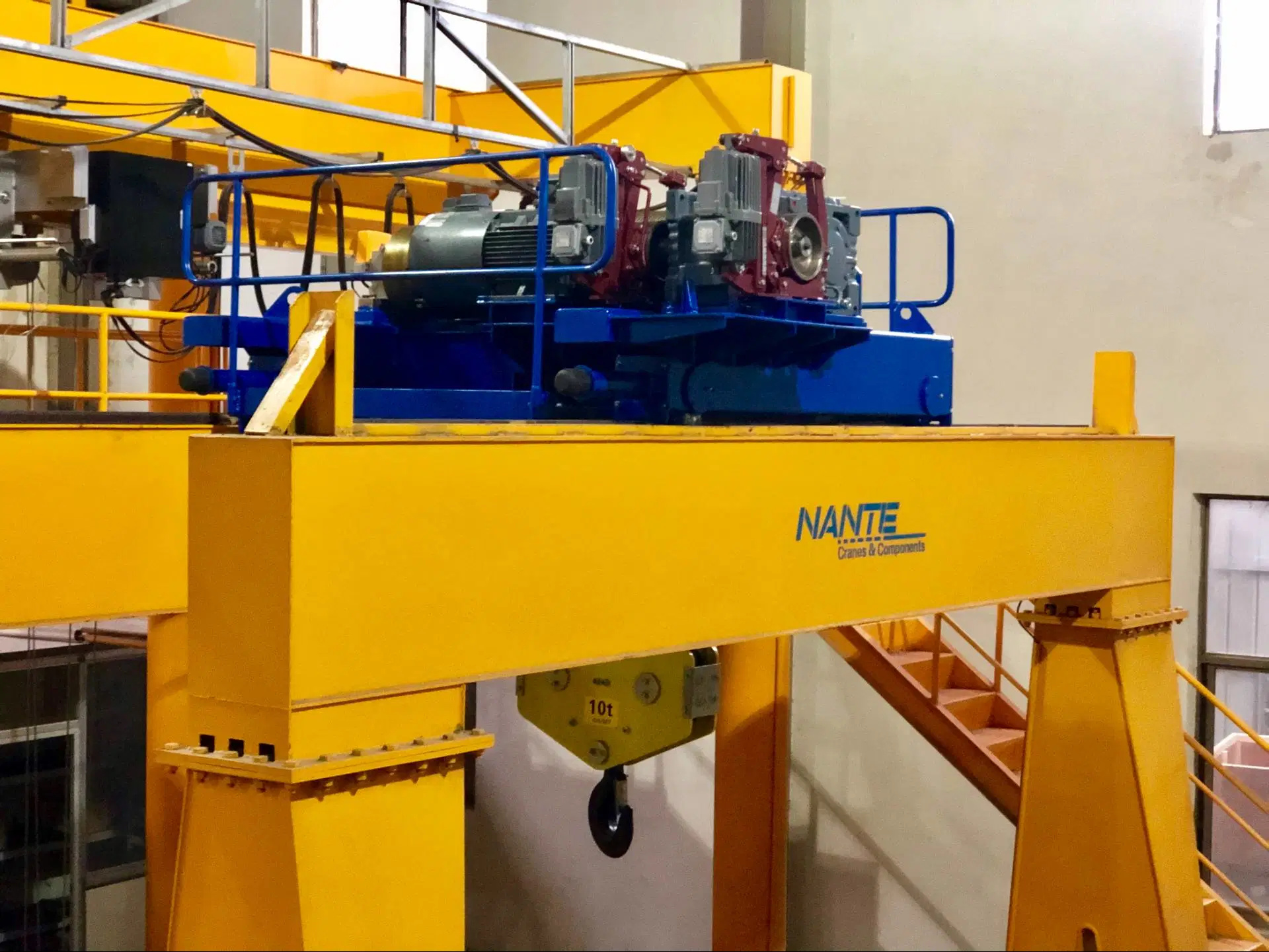 Wide Application Double Girder Overhead Crane Used Electric Winch