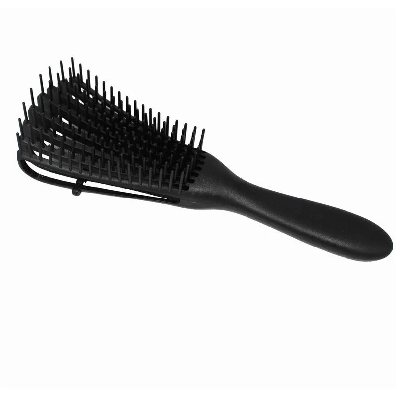 Wholesale/Supplier Custom Logo Afro America Detangling Massage Hair Brush for Curly Hair Brush Plastic Hair Comb