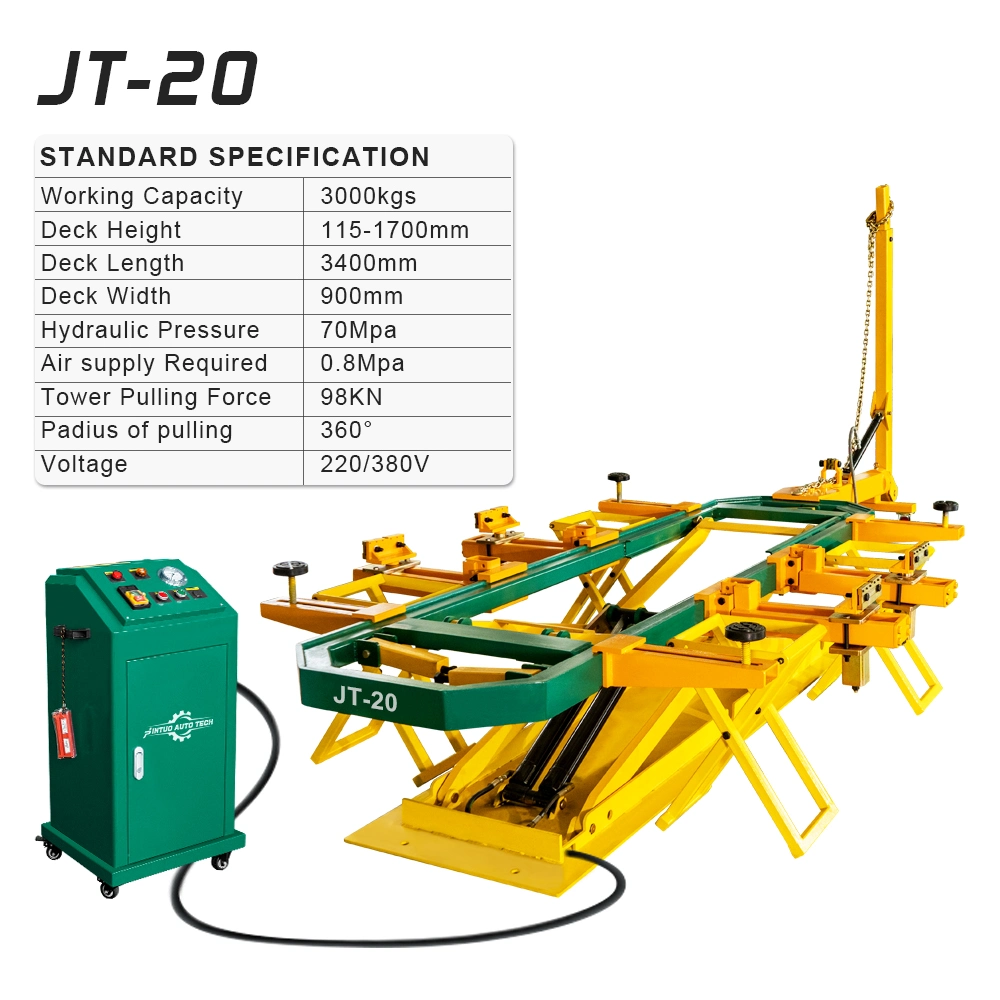 Jintuo Frame Pulling Auto Repair Body Collision Chassis Straightening Car Bench