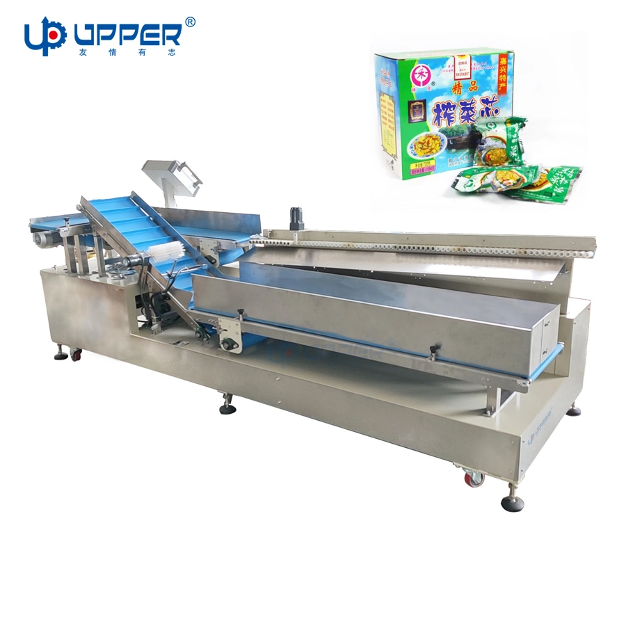 Automatic Snack Bag Carton Box Packing Sorting Line