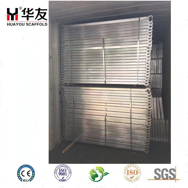 Portable Antiskid Perforated Plank Welded Hooks Metal Decking Steel Board Scaffolding Plank Scaffold with High Load Capacity