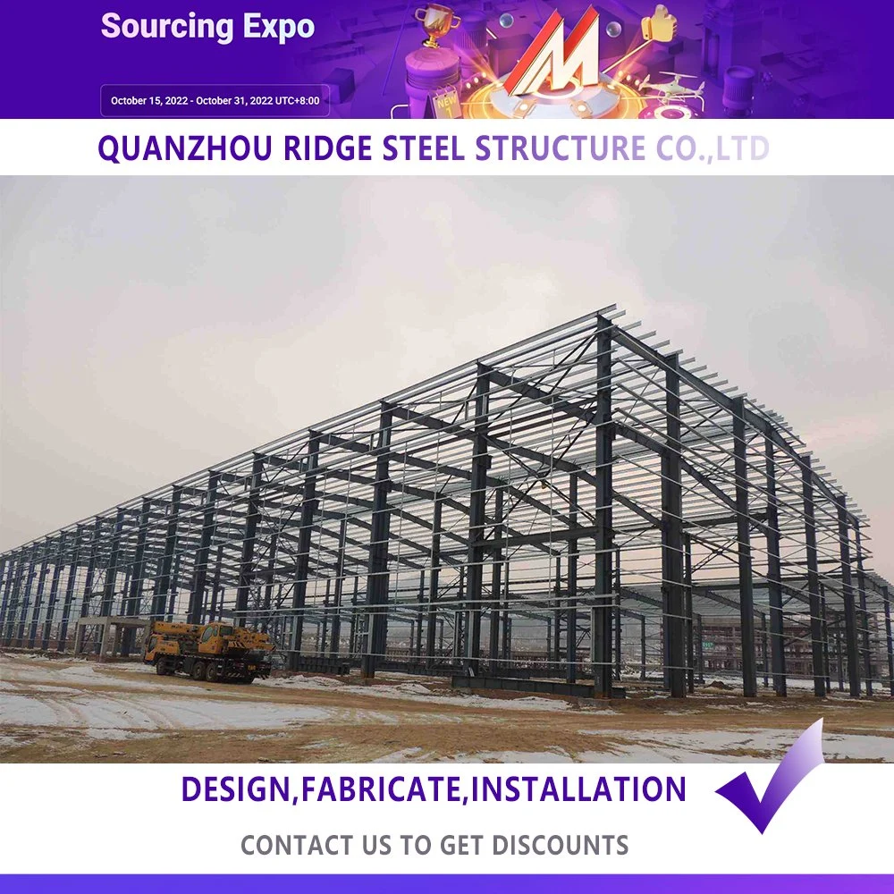 Cheap Steel Structure Original Factory Prefab Workshop Light Industrial Shed Warehouse Design Material Construction