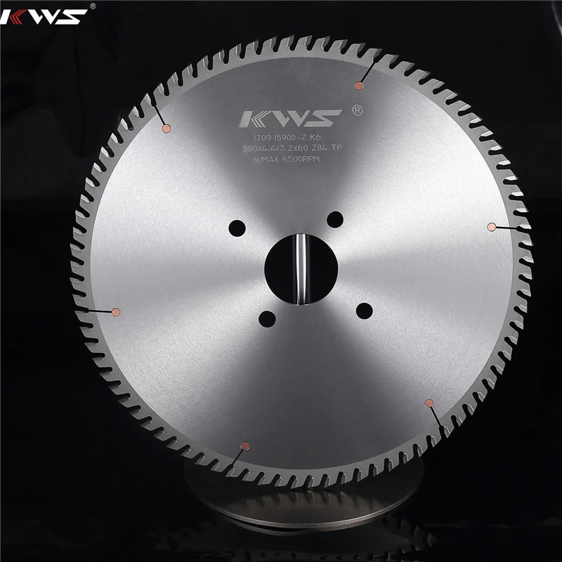 Tungsten Carbide Tipped Saw Blade for Aluminum Grooving Slotting with Flat Tooth Feature