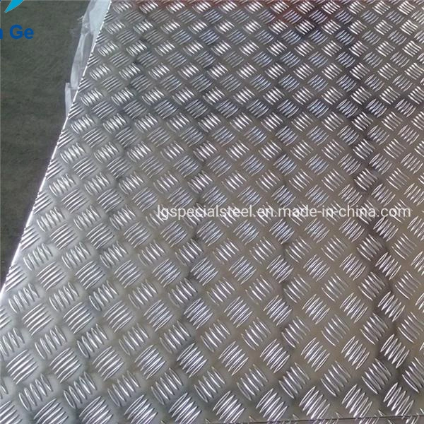 4X8 5 Bar Aluminum Tread Checkered Plate