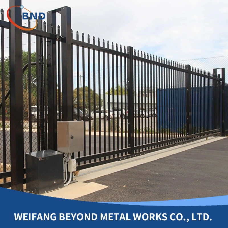 Factory Welded Steel Picket Spear Top Wrought Iron Fence Wire Mesh Fence