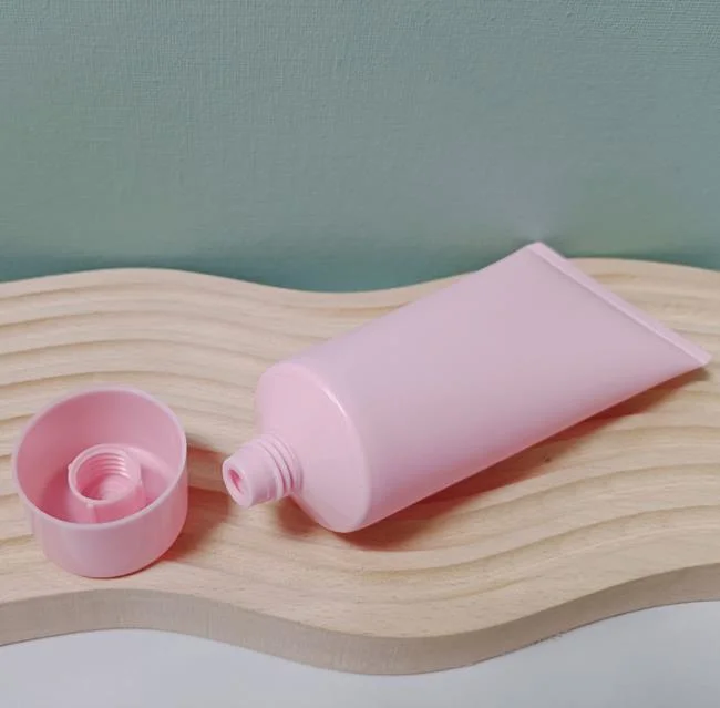 Пэт пластика розового цвета Bb крем лосьон для тела пустой пластиковый пакет трубки