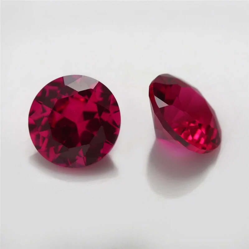 High Quality Ruby with Round Shape for Decoration