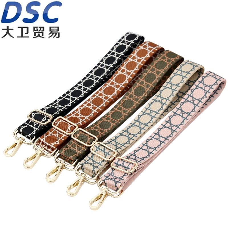 Nylon Bag Strap Shoulder Belt Colorful Wide Strap Female Atmosphere