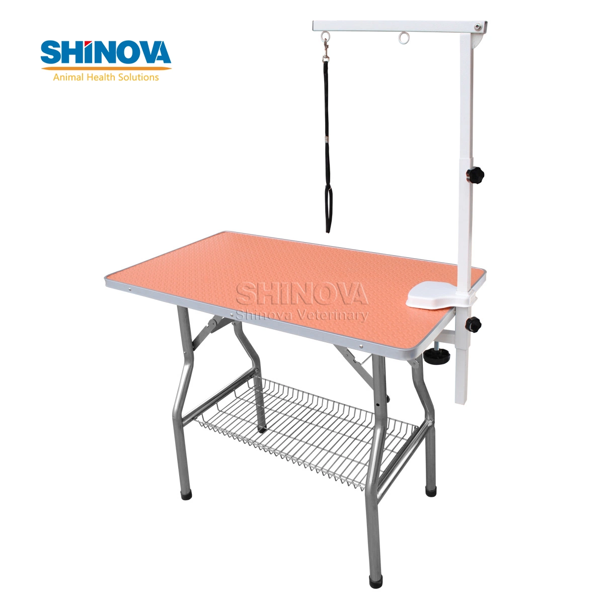 Stainless Steel Hydraulic Grooming Table Hydraulic Pet Beauty Workbench with Hanger Gt-2